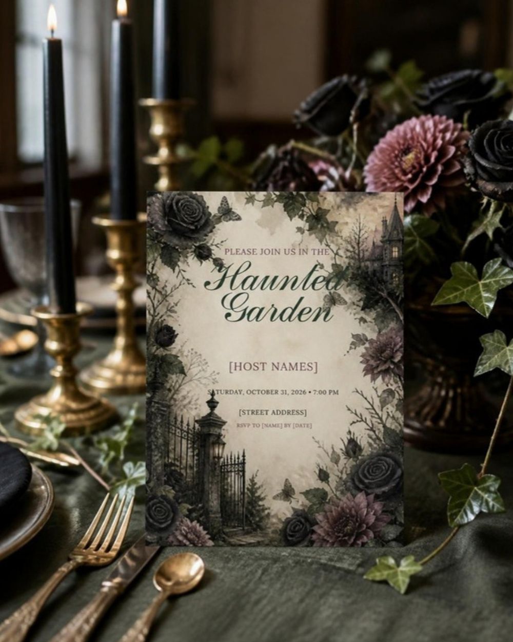 Haunted Garden Dinner Party Kit